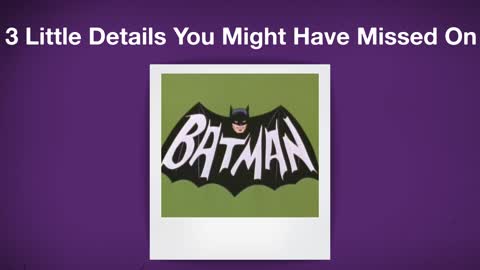 Did you catch any of these Batman details yourself?